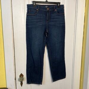 LOFT Original Straight Crop jeans